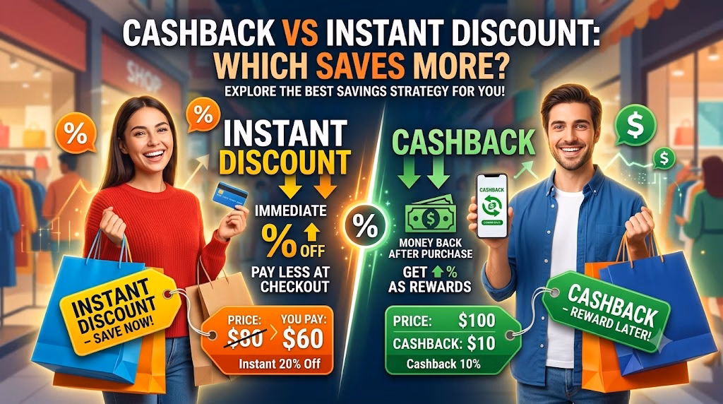 Cashback vs Instant Discount: Which One Saves You More Money?